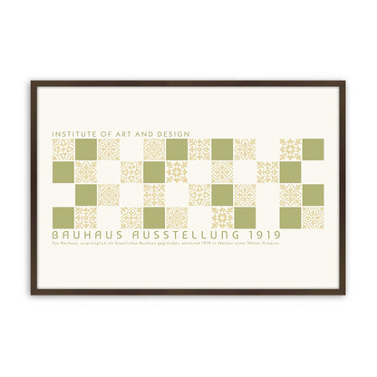 [Color:Brown], Picture of art in a Brown frame