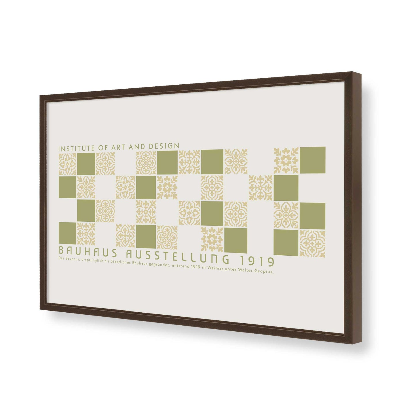 [Color:Belvinder Brown], Picture of art in a Belvinder Brown frame of the corner