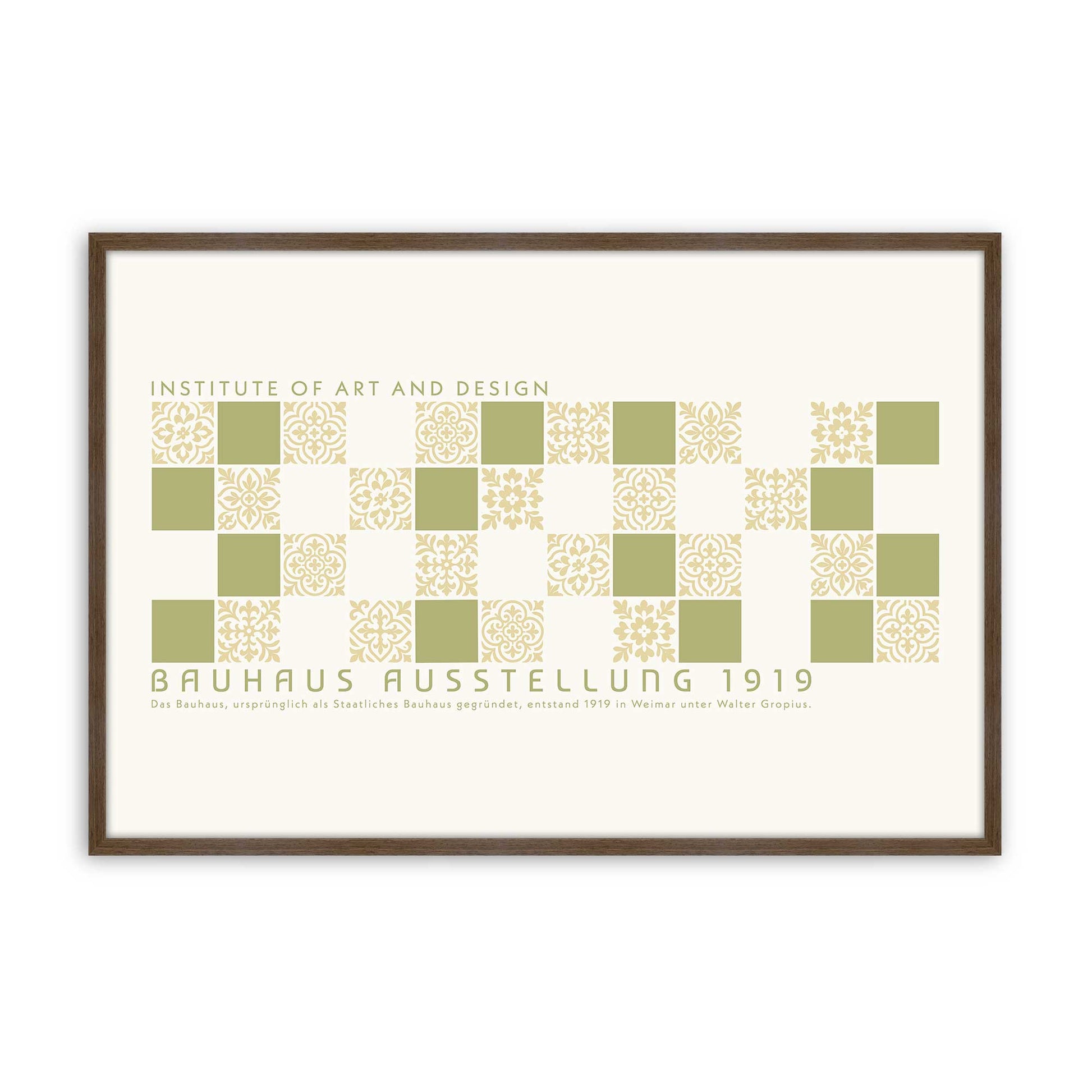 [Color:Walnut], Picture of art in a Walnut frame