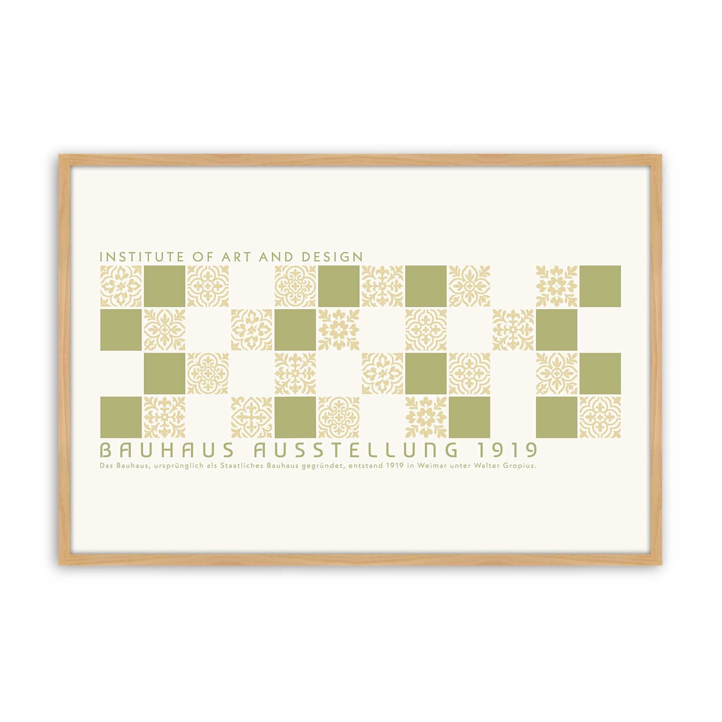 [Color:American Maple], Picture of art in a American Maple frame