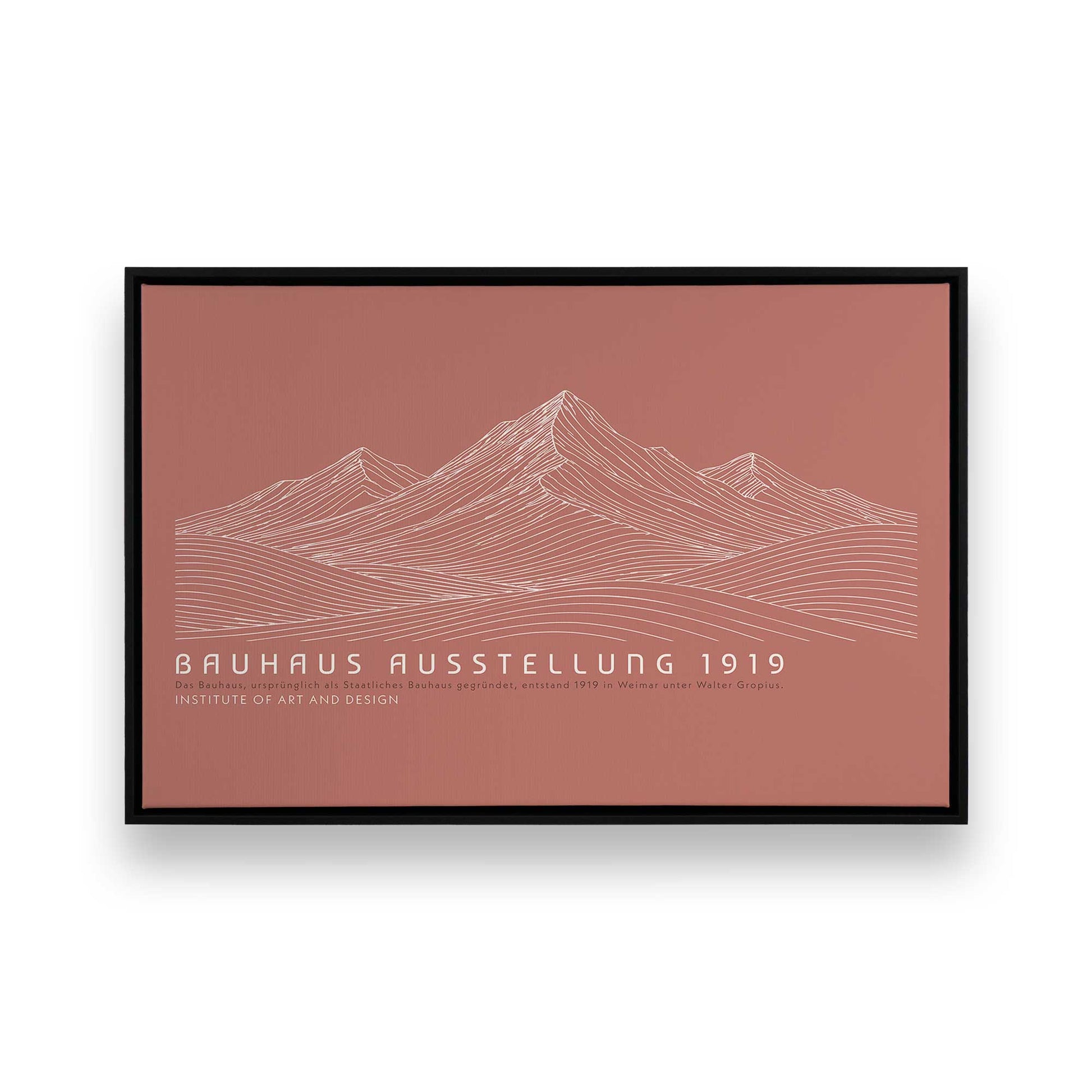 [Color:Satin Black], Picture of art in a Satin Black frame