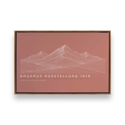 [Color:Walnut], Picture of art in a Walnut frame