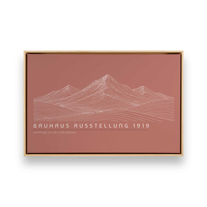 [Color:American Maple], Picture of art in a American Maple frame