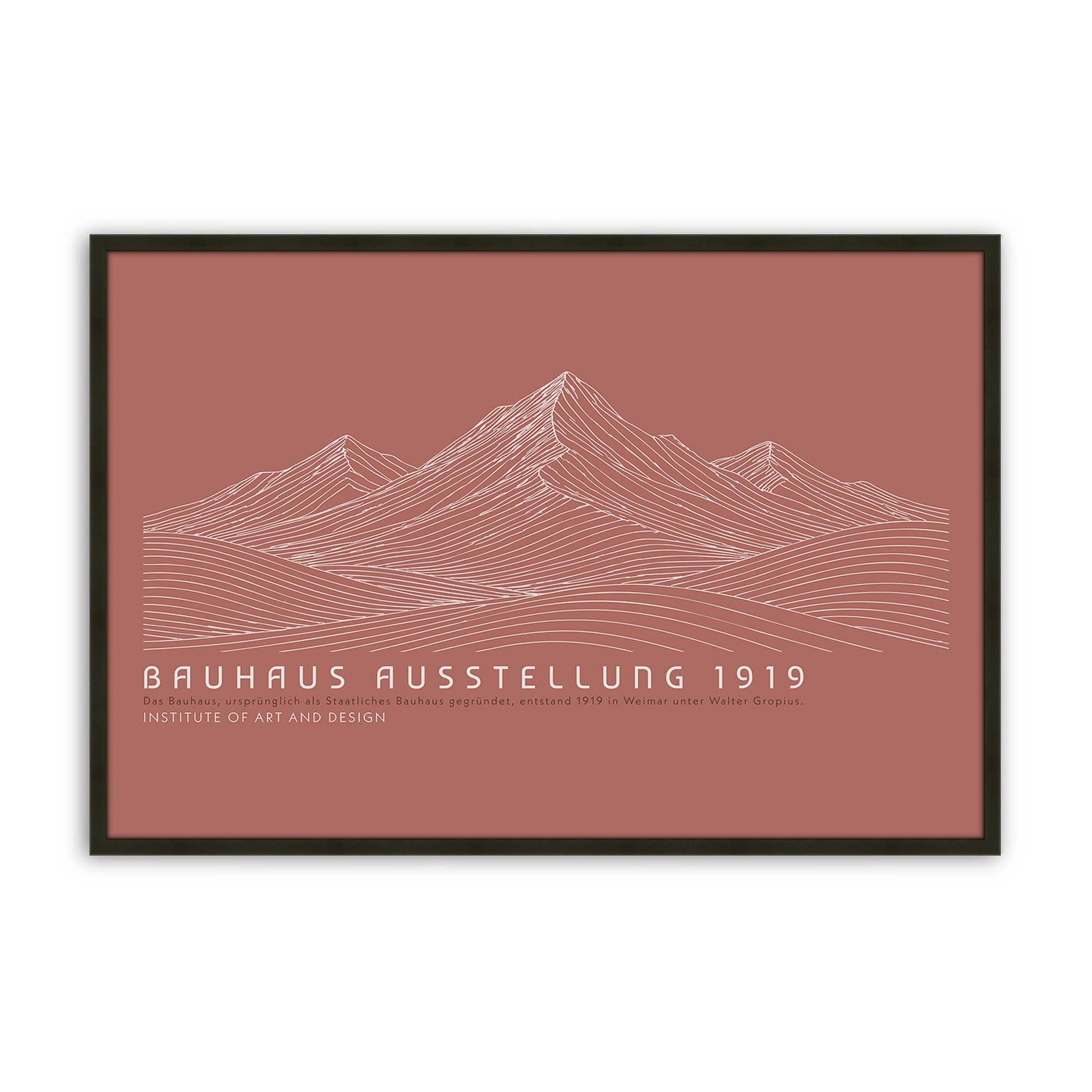 [Color:Satin Black], Picture of art in a Satin Black frame