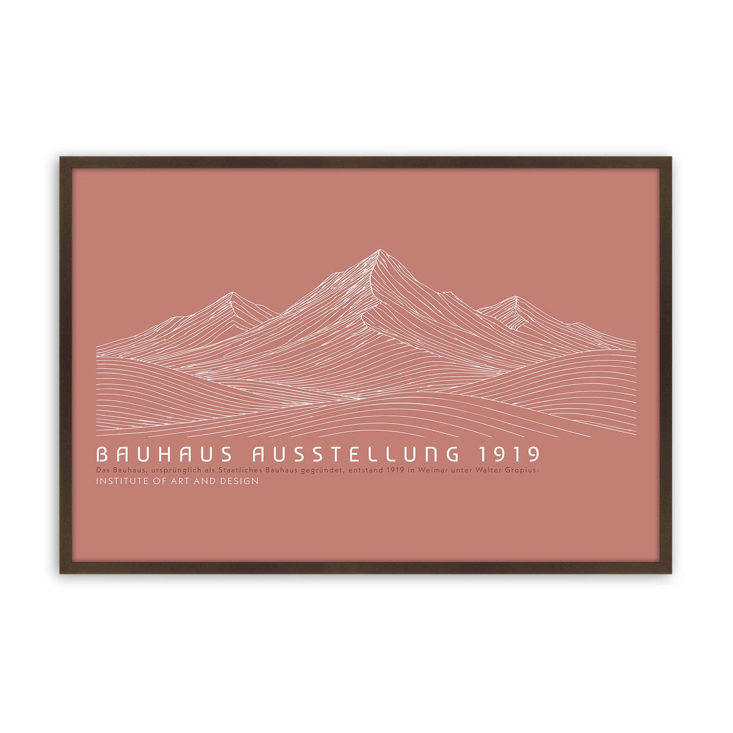 [Color:Belvinder Brown], Picture of art in a Belvinder Brown frame