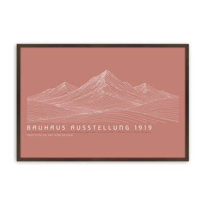 [Color:Belvinder Brown], Picture of art in a Belvinder Brown frame