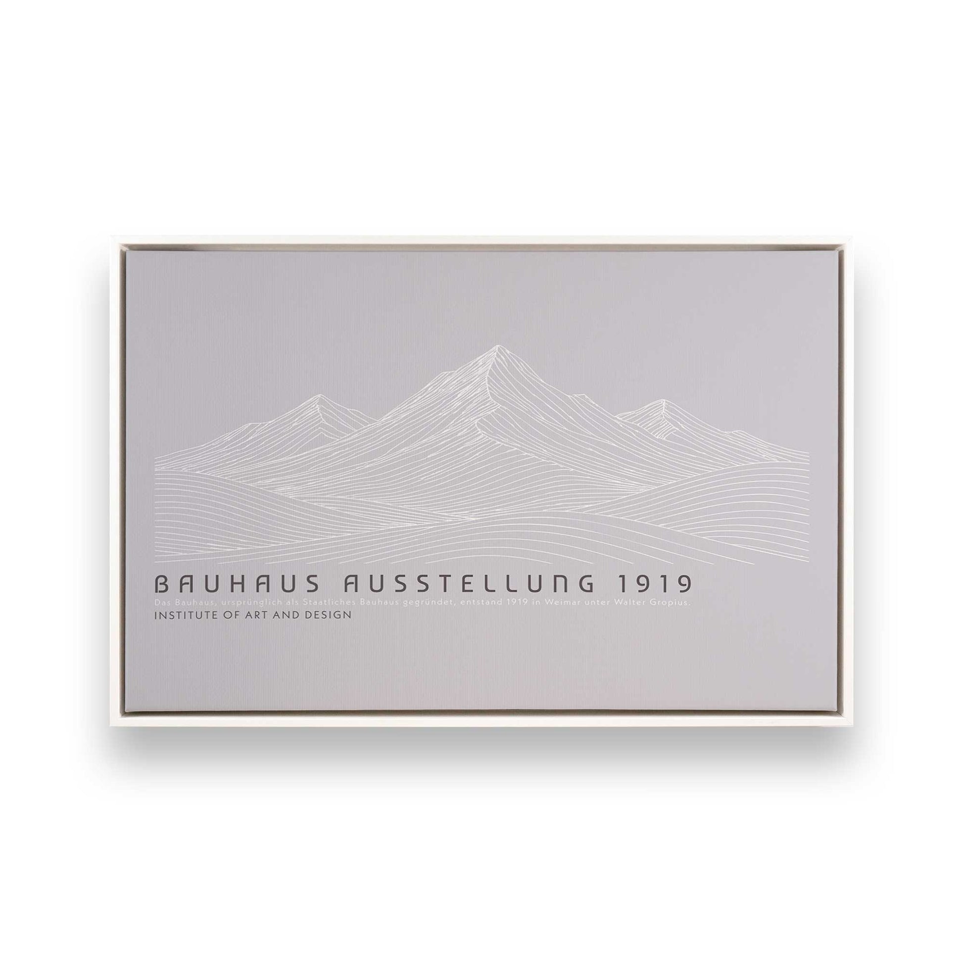 [Color:Opaque White], Picture of art in a White frame
