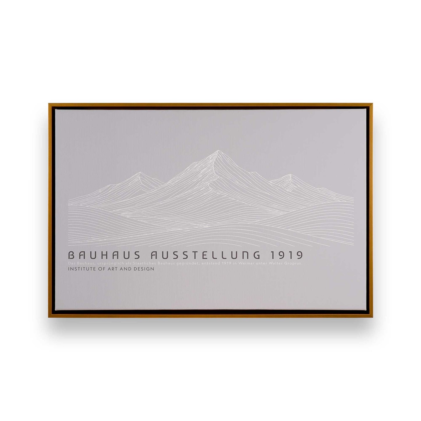 [Color:Polished Gold], Picture of art in a Polished Gold frame