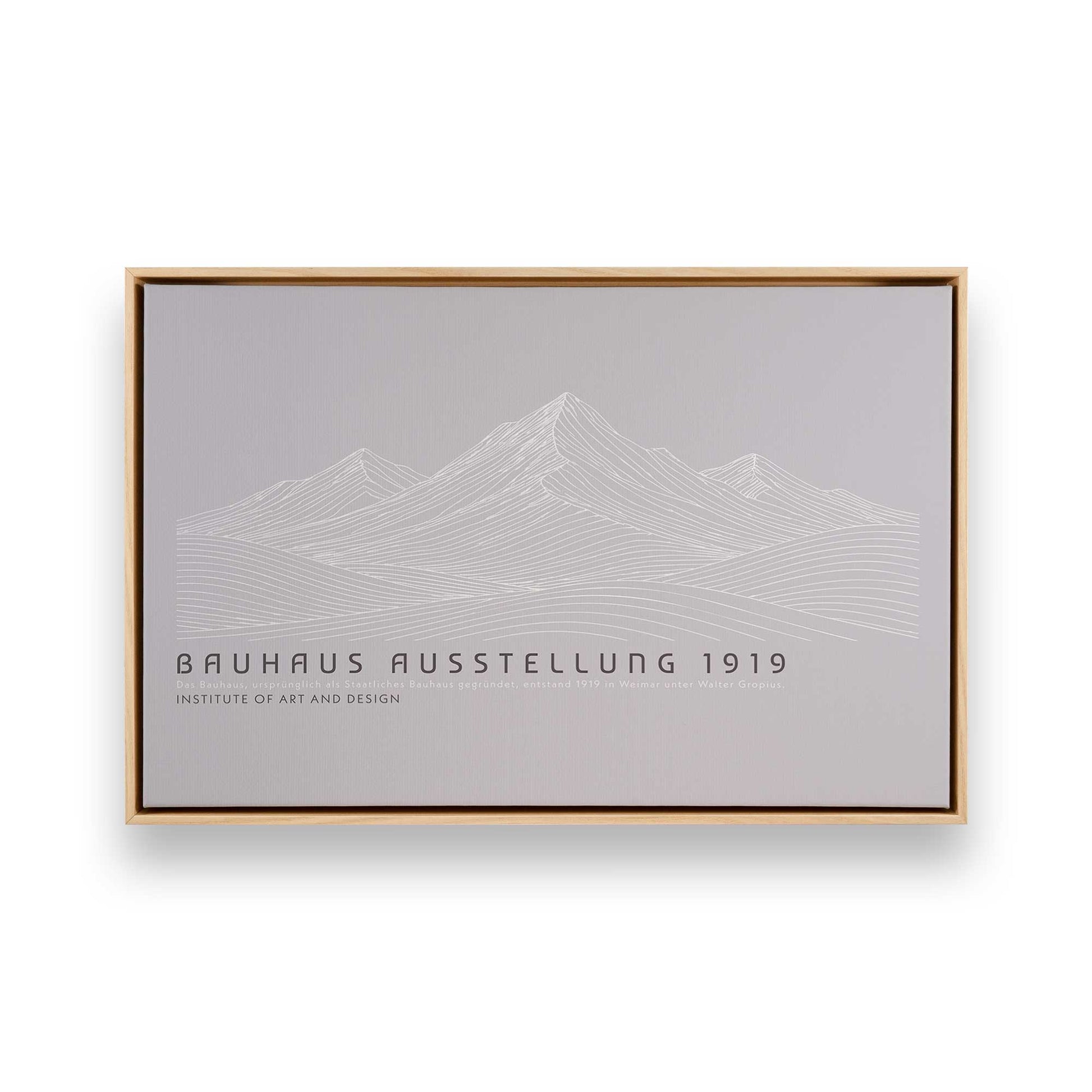 [Color:American Maple], Picture of art in a American Maple frame