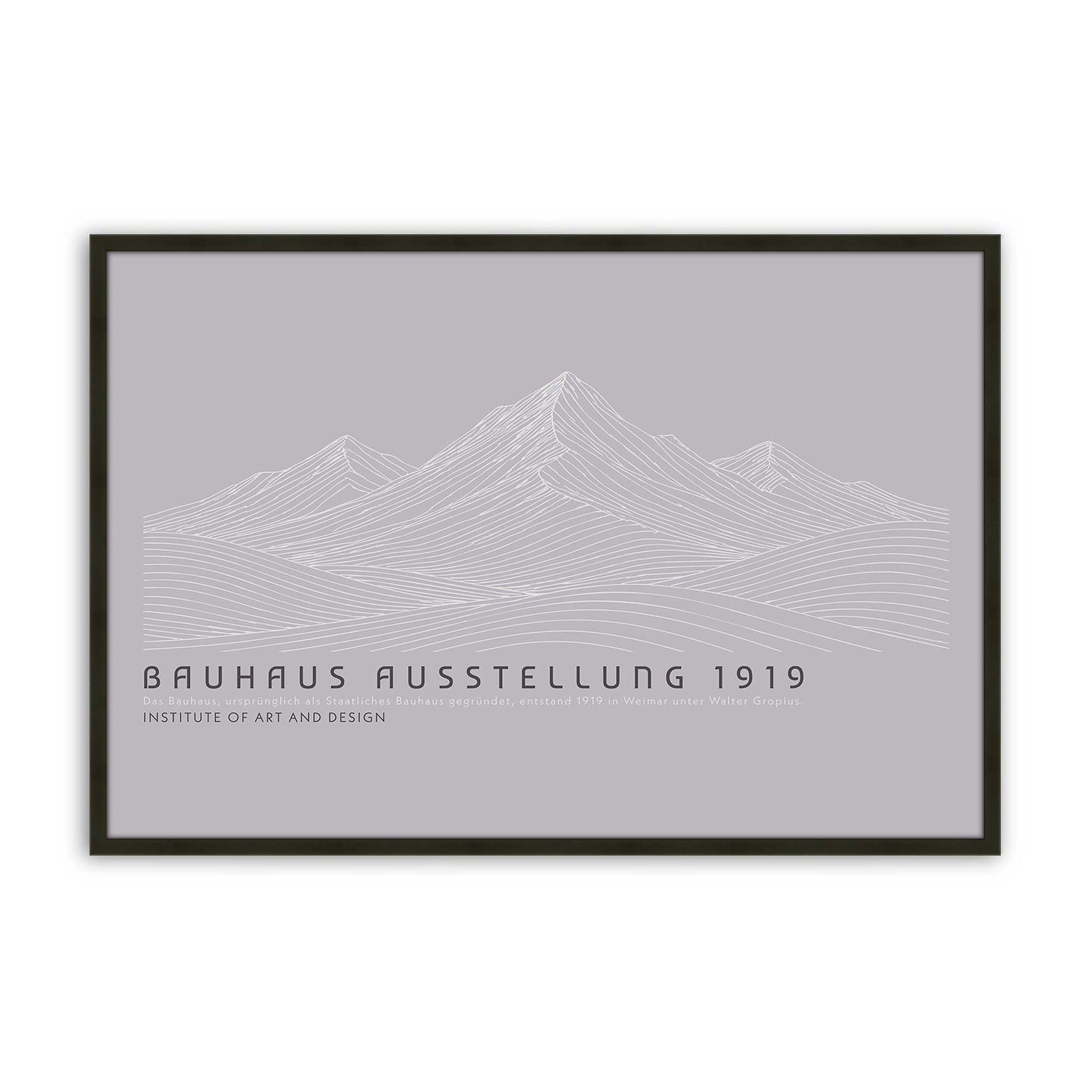 [Color:Satin Black], Picture of art in a Satin Black frame