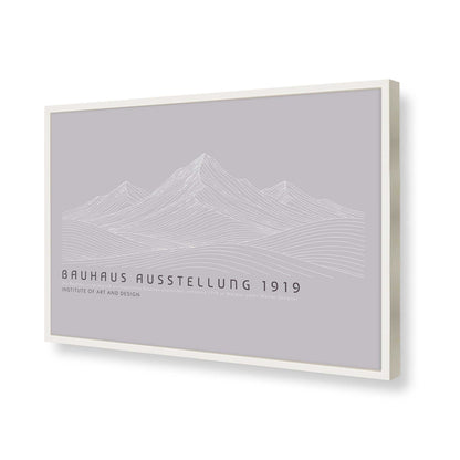 [Color:Opaque White], Picture of art in a Opaque White frame of the corner
