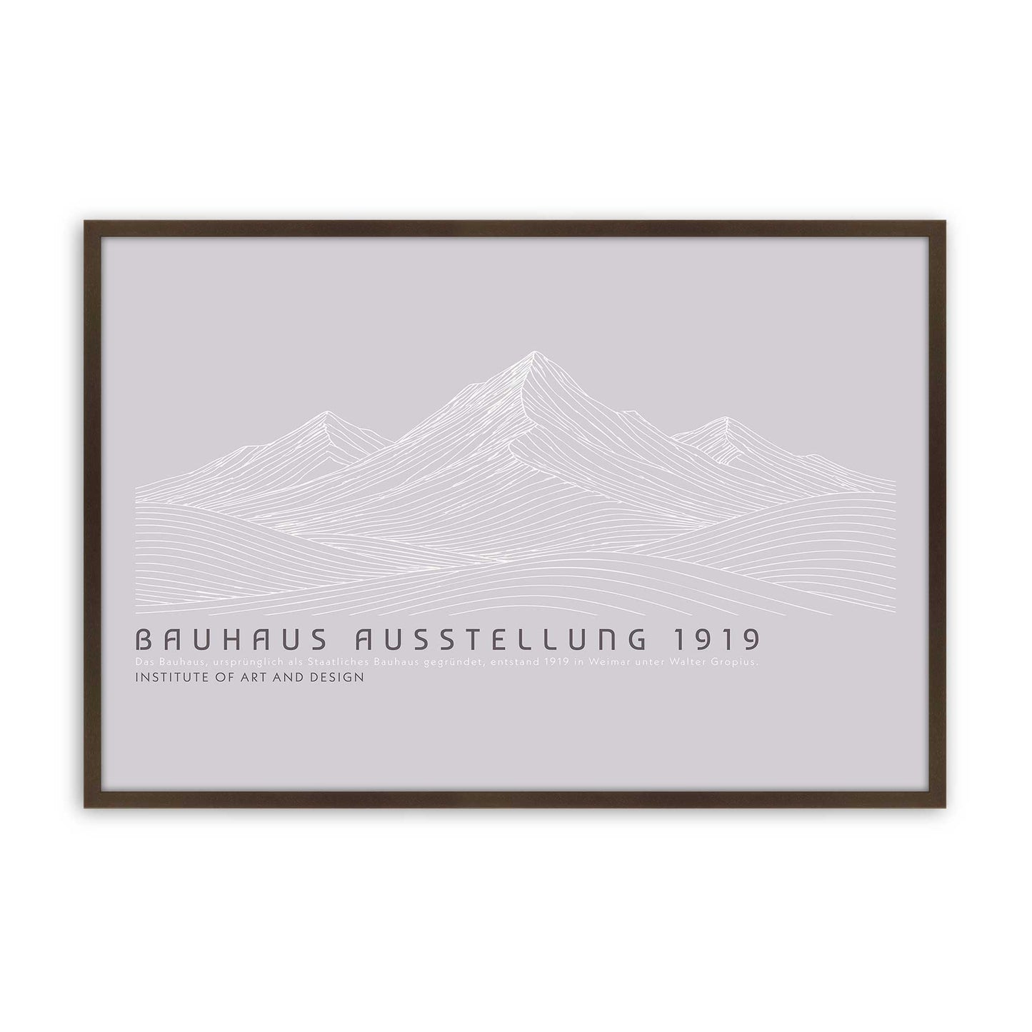 [Color:Belvinder Brown], Picture of art in a Belvinder Brown frame