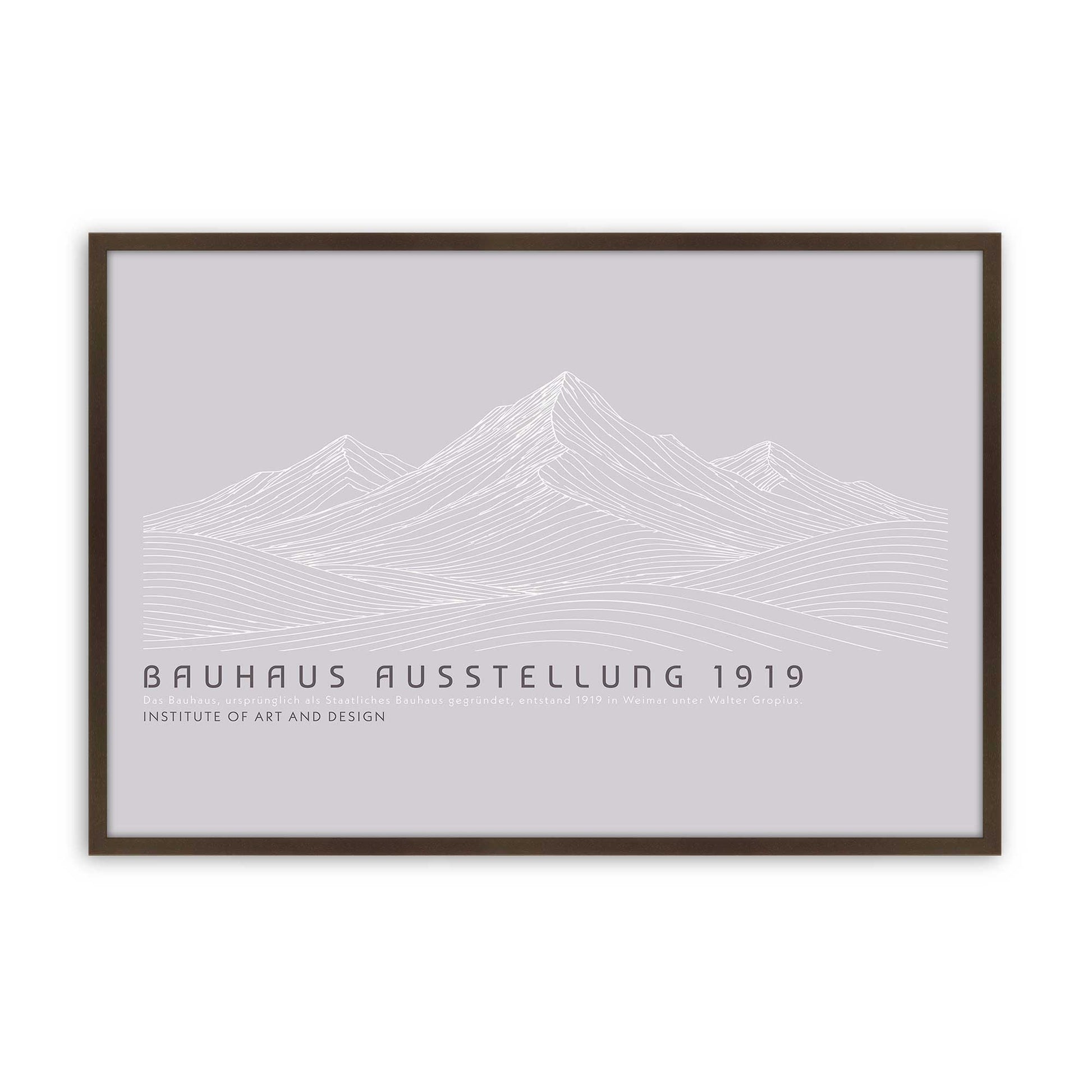 [Color:Belvinder Brown], Picture of art in a Belvinder Brown frame