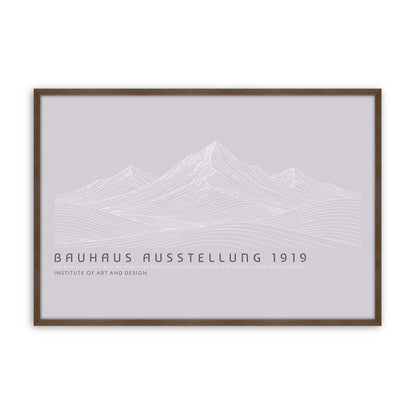 [Color:Walnut], Picture of art in a Walnut frame