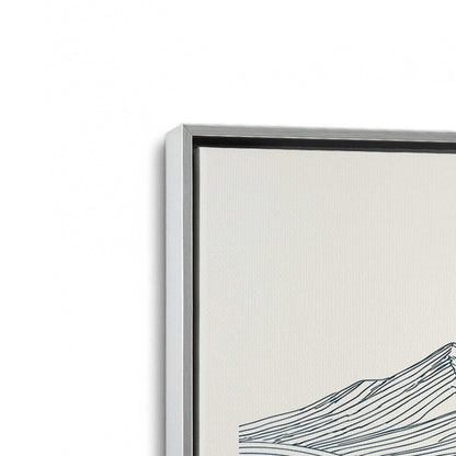 [Color:Polished Chrome], Picture of art in a Polished Chrome frame at an angle