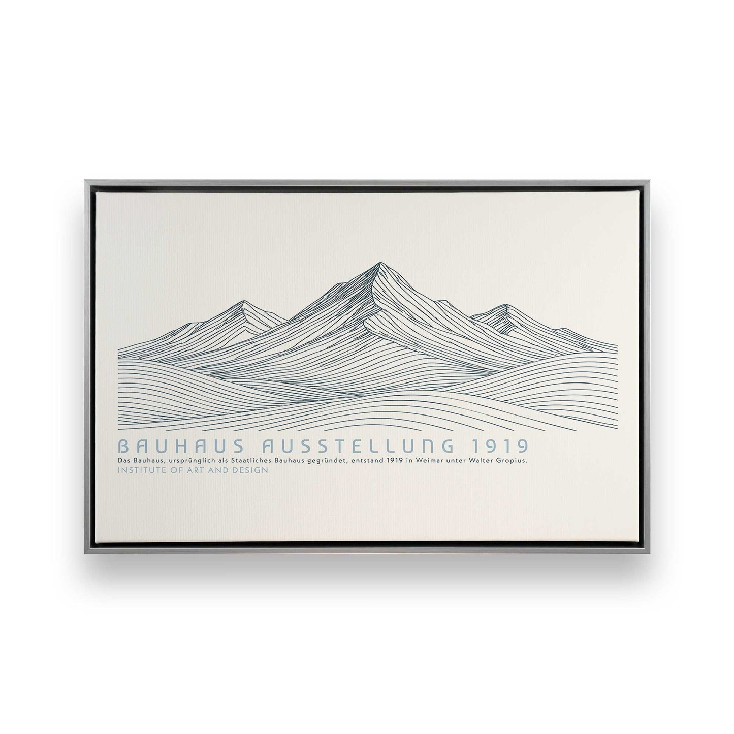 [Color:Polished Chrome], Picture of art in a Polished Chrome frame
