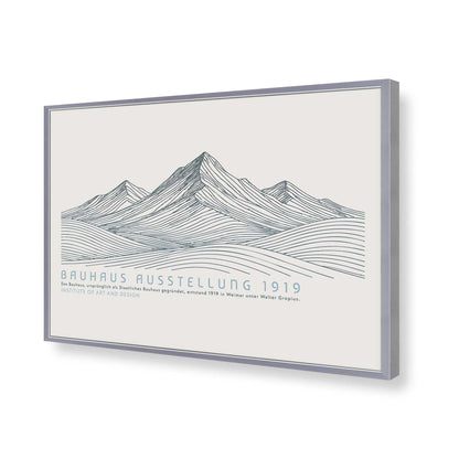 [Color:Polished Chrome], Picture of art in a Polished Chrome frame of the corner