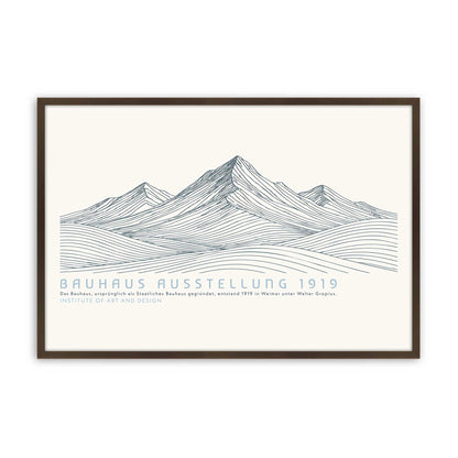 [Color:Brown], Picture of art in a Brown frame