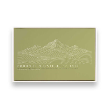 [Color:Opaque White], Picture of art in a White frame