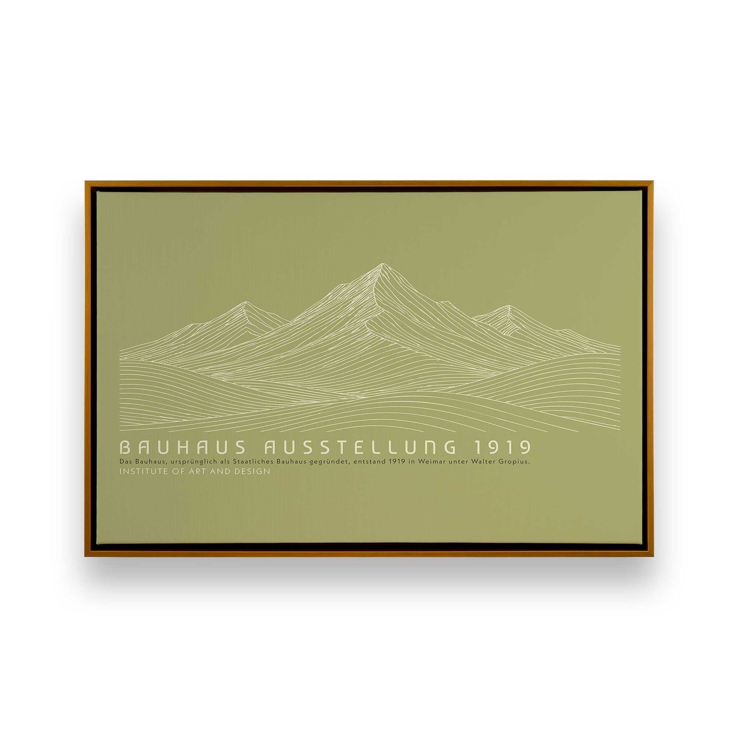 [Color:Polished Gold], Picture of art in a Polished Gold frame