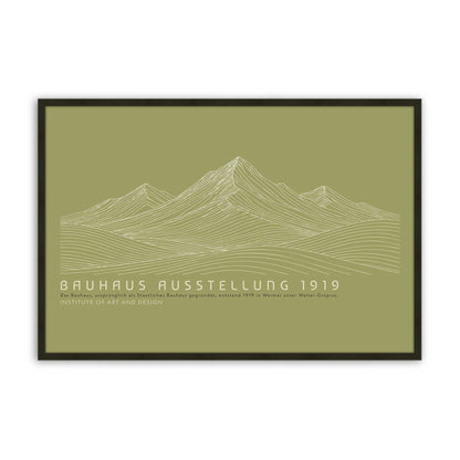 [Color:Satin Black], Picture of art in a Satin Black frame