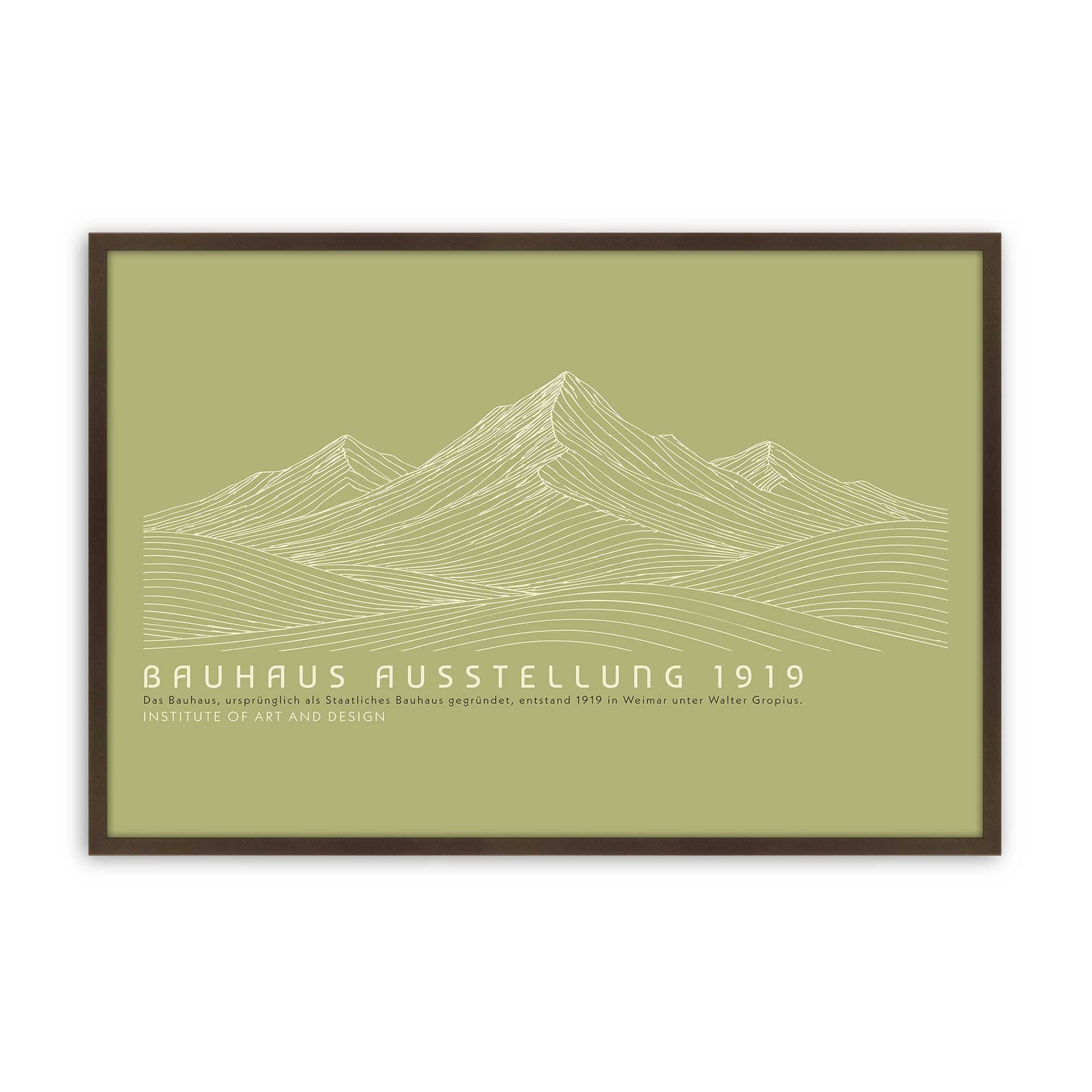 [Color:Belvinder Brown], Picture of art in a Belvinder Brown frame
