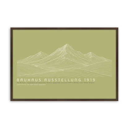 [Color:Belvinder Brown], Picture of art in a Belvinder Brown frame
