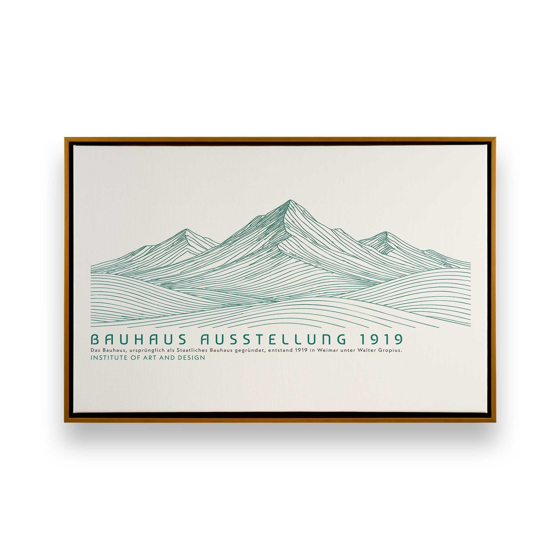 [Color:Polished Gold], Picture of art in a Polished Gold frame