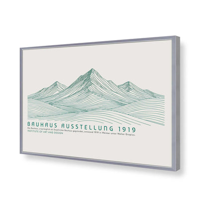 [Color:Polished Chrome], Picture of art in a Polished Chrome frame of the corner