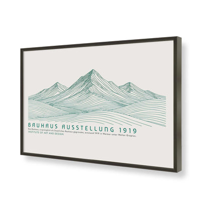 [Color:Satin Black], Picture of art in a Satin Black frame of the corner