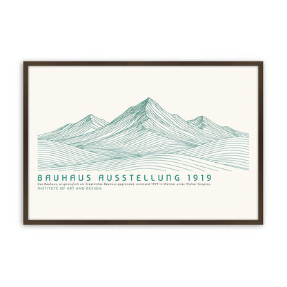 [Color:Belvinder Brown], Picture of art in a Belvinder Brown frame