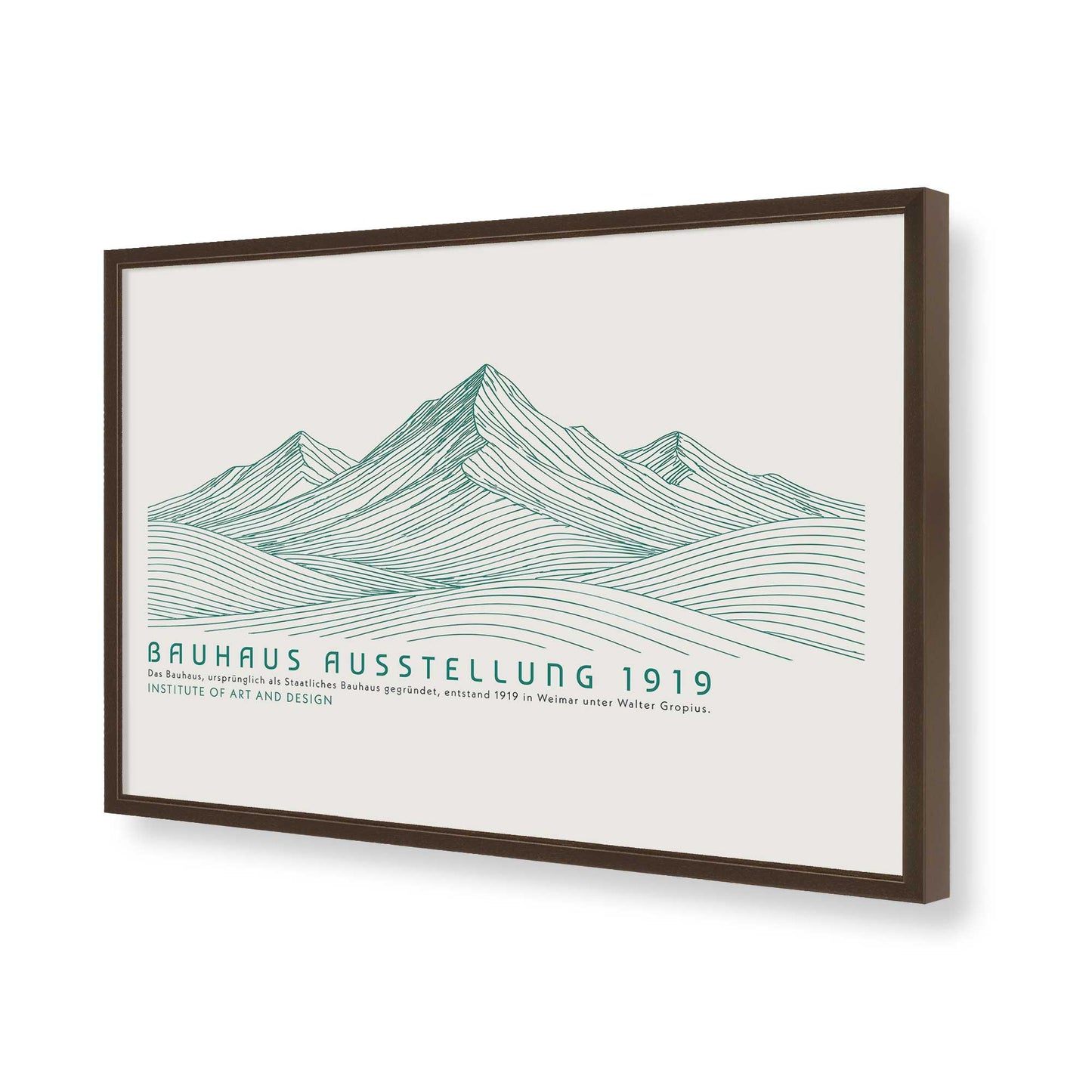 [Color:Belvinder Brown], Picture of art in a Belvinder Brown frame of the corner