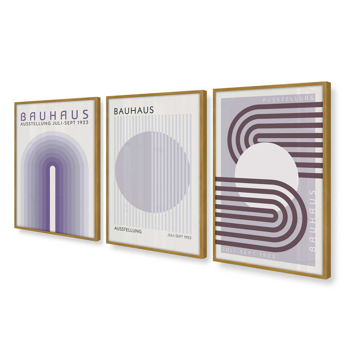 [Color:Polished Gold], Picture of art in a Polished Gold frame at an angle