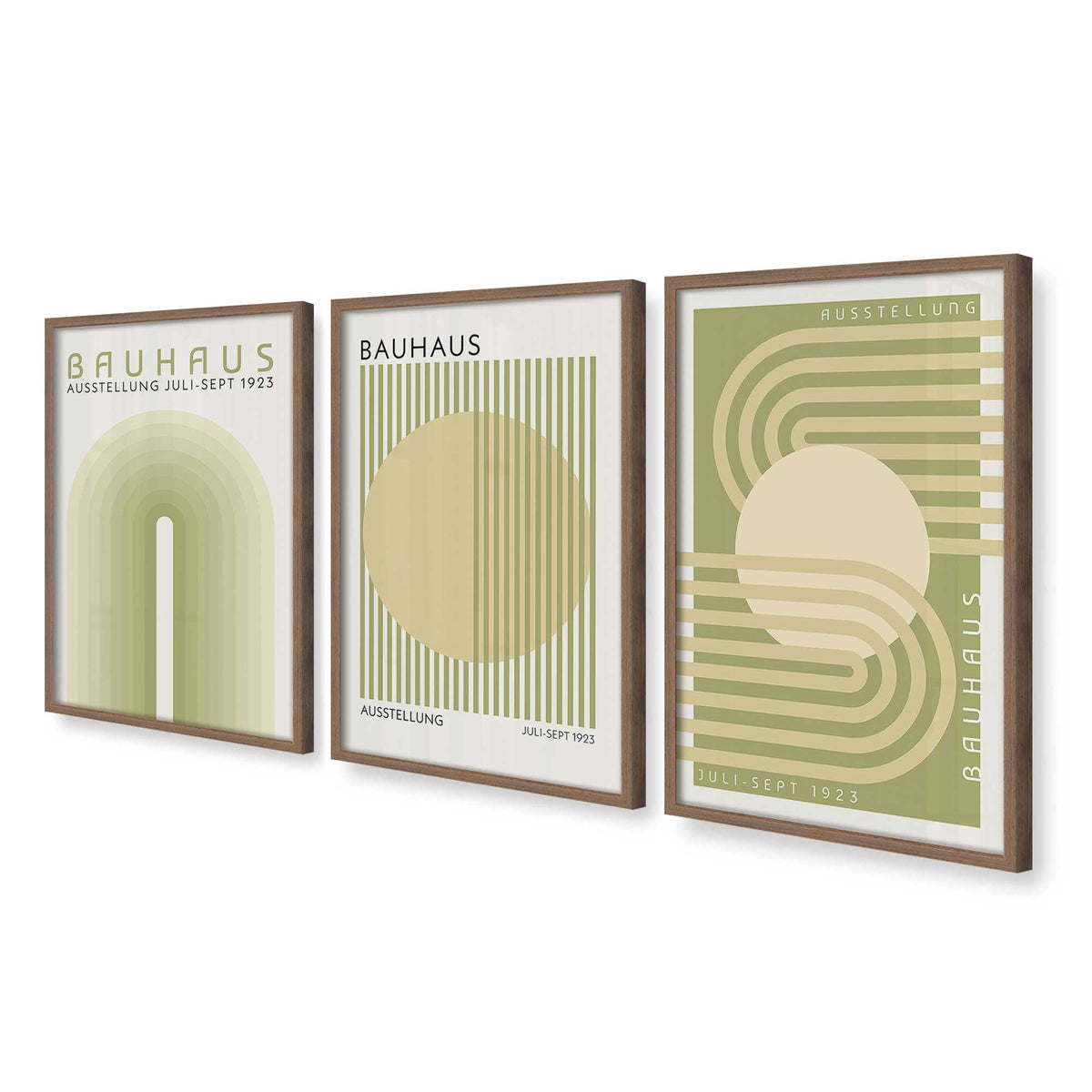 [Color:Walnut], Picture of art in a Walnut frame at an angle