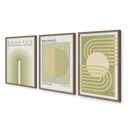 [Color:Walnut], Picture of art in a Walnut frame at an angle