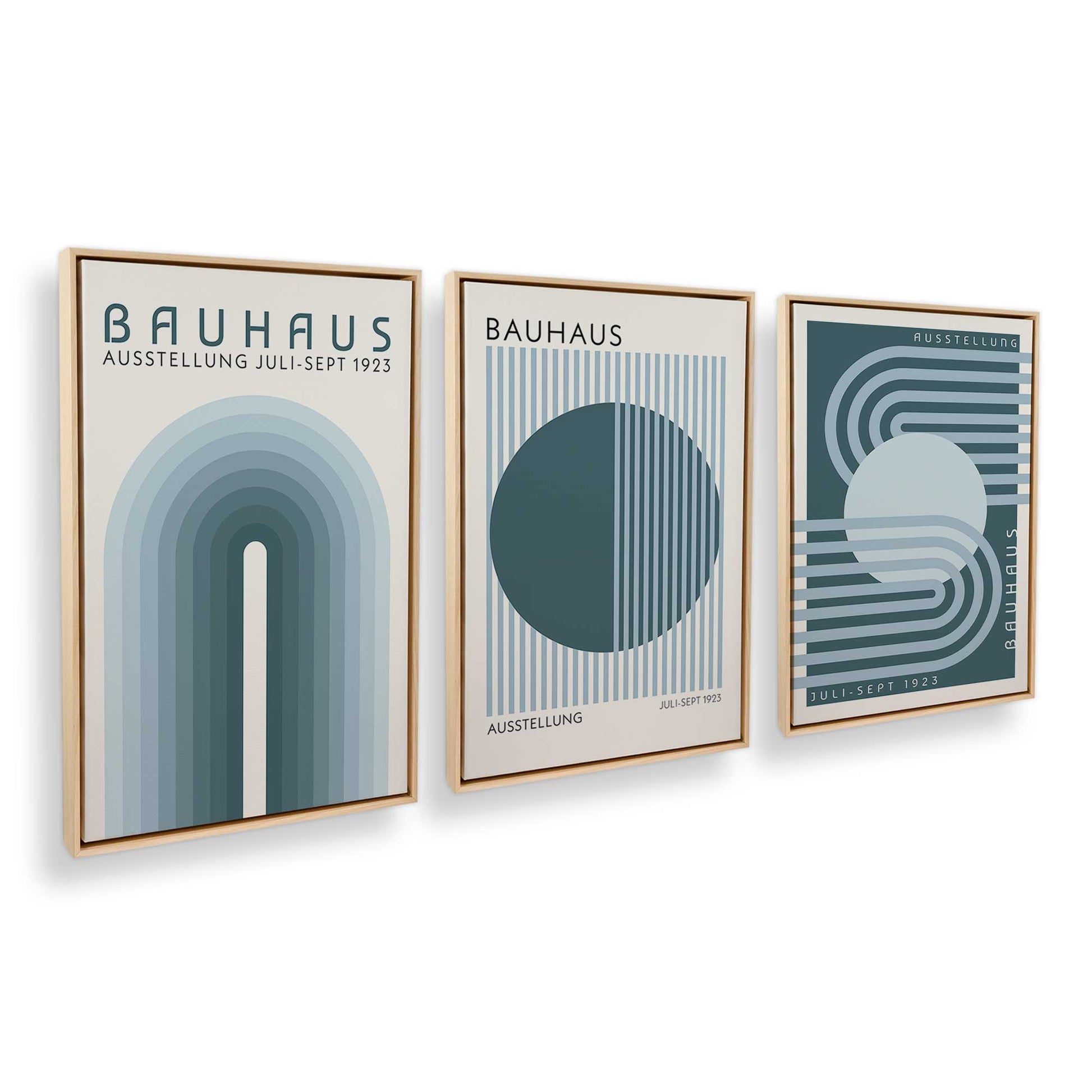 [Color:American Maple], Picture of art in a American Maple frame at an angle