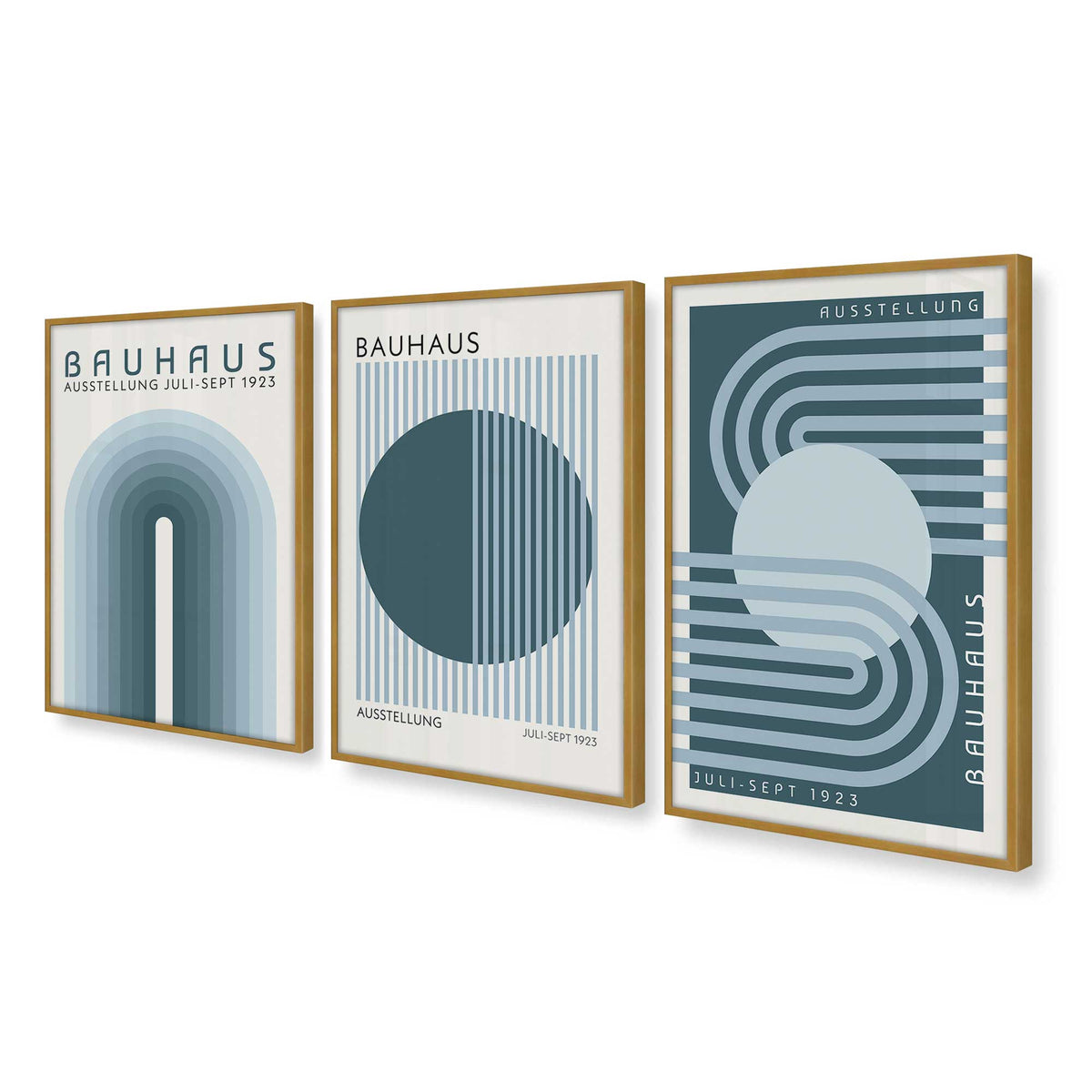 [Color:Polished Gold], Picture of art in a Polished Gold frame at an angle