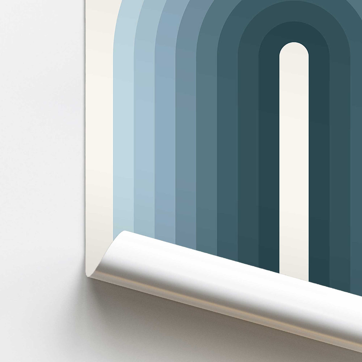 [color:Rolled Print], Picture of close up of art