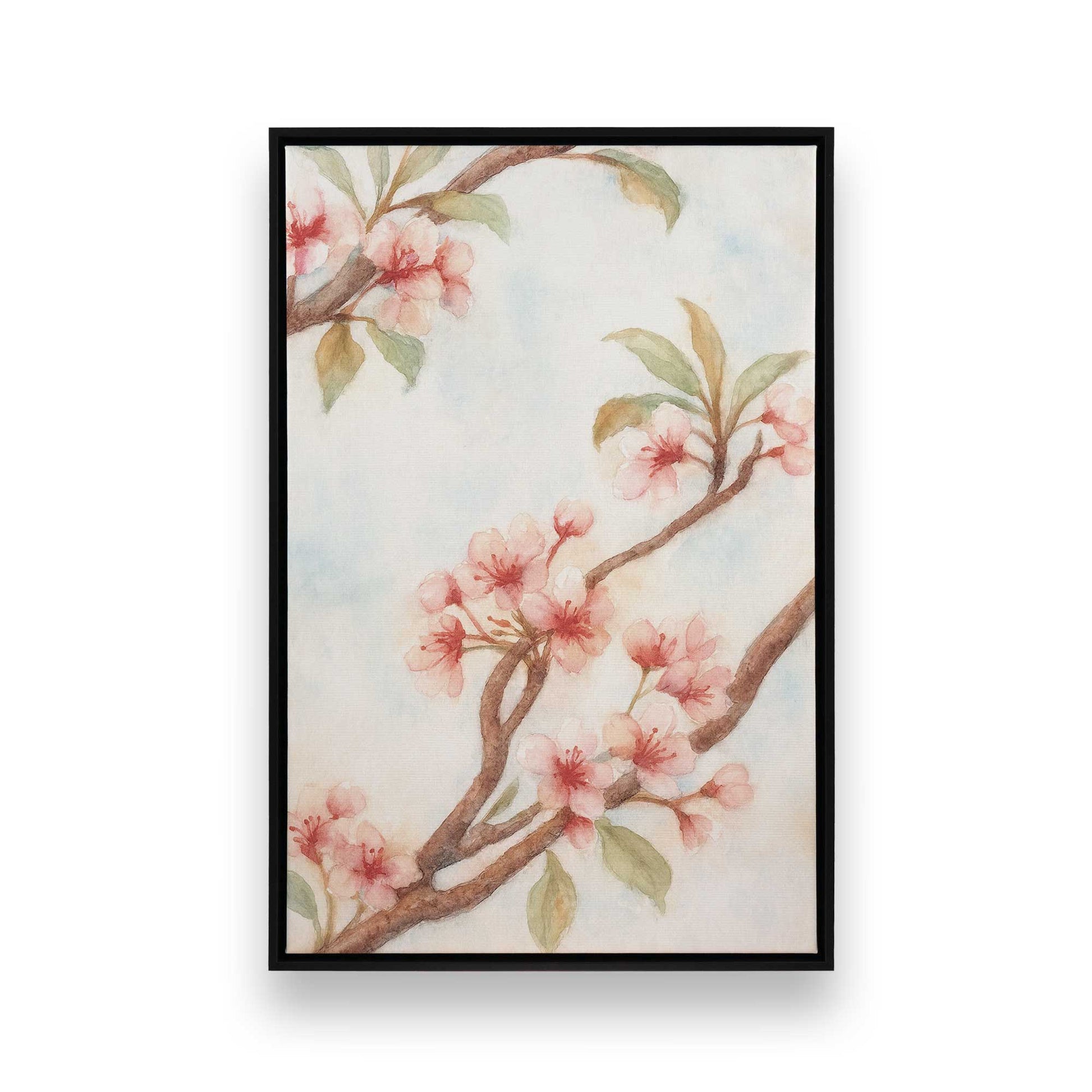 [Color:Satin Black], Picture of art in a Satin Black frame