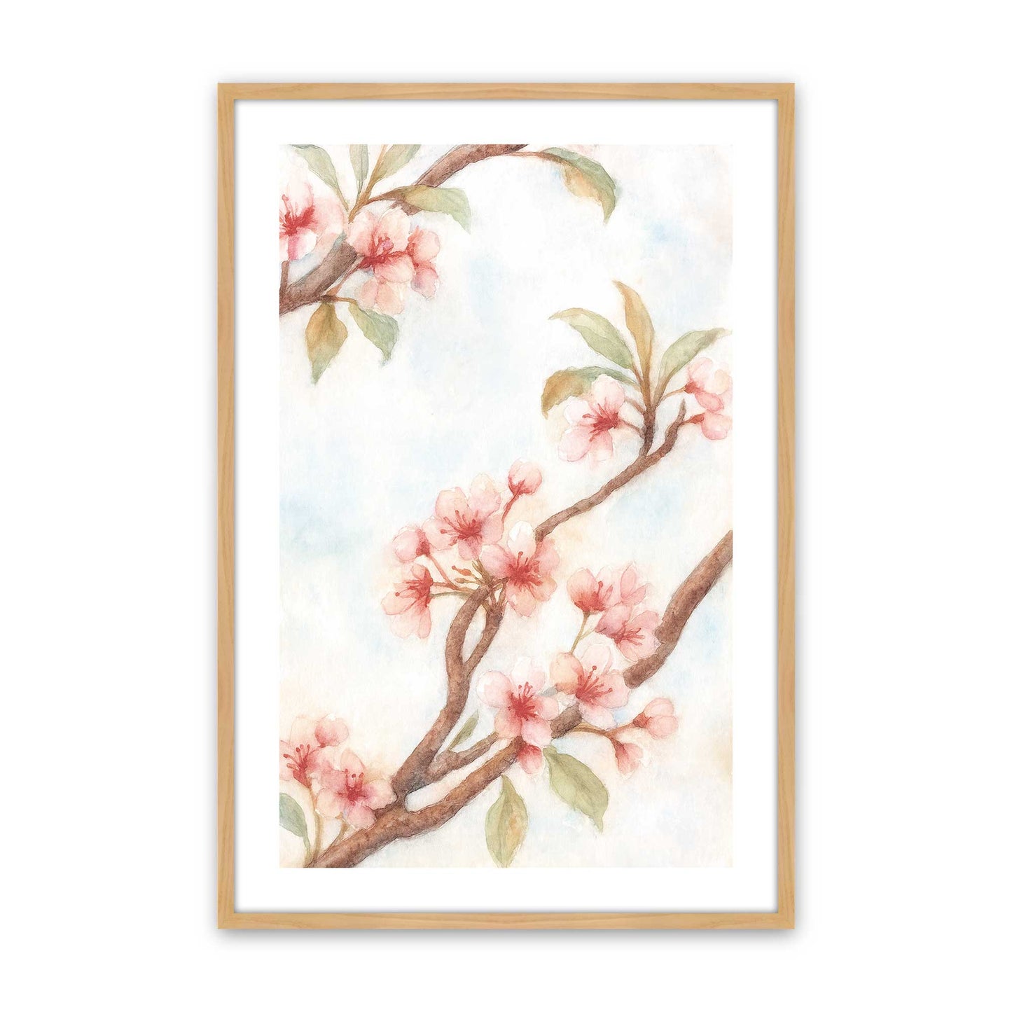 [Color:American Maple], Picture of art in a American Maple frame