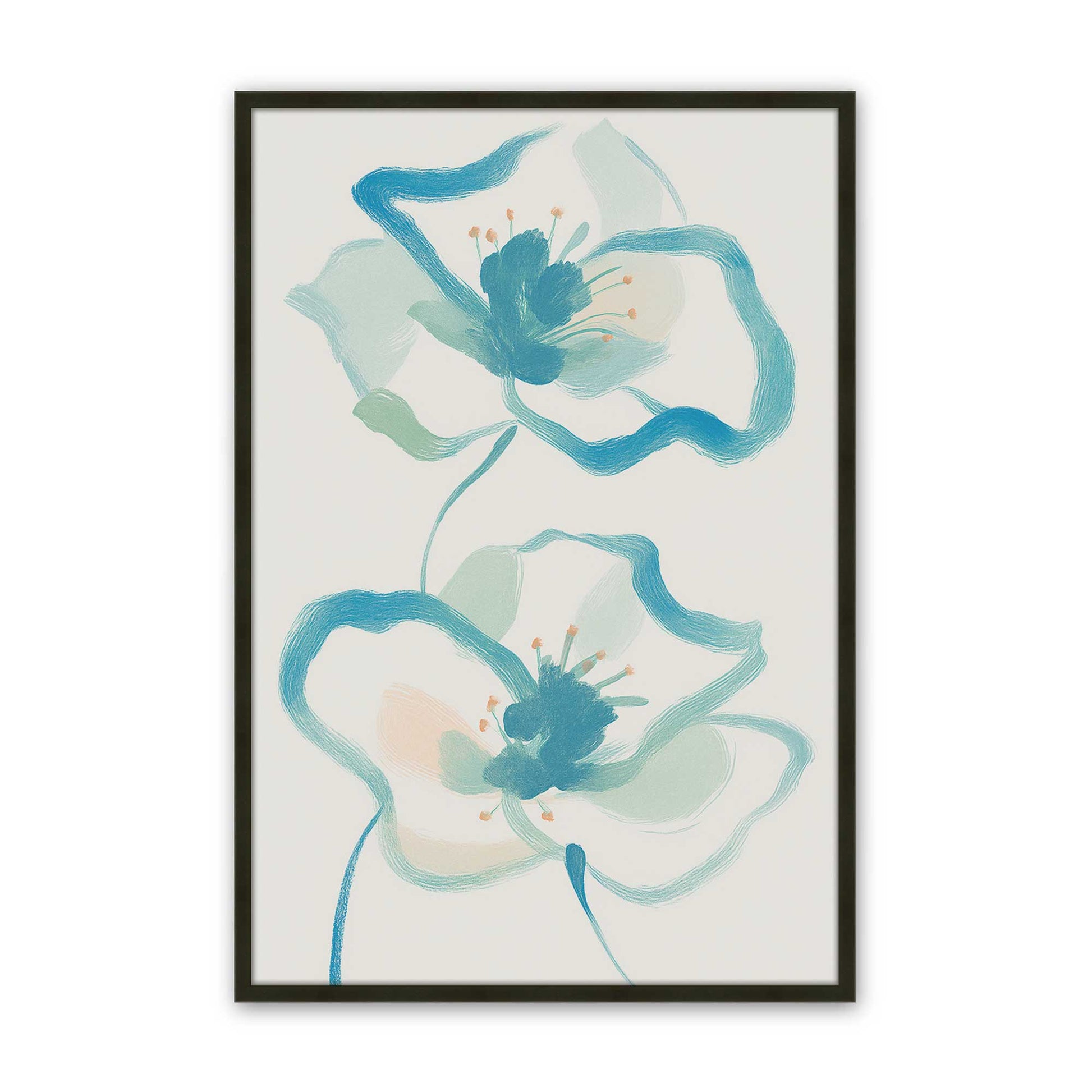 [Color:Satin Black], Picture of art in a Satin Black frame