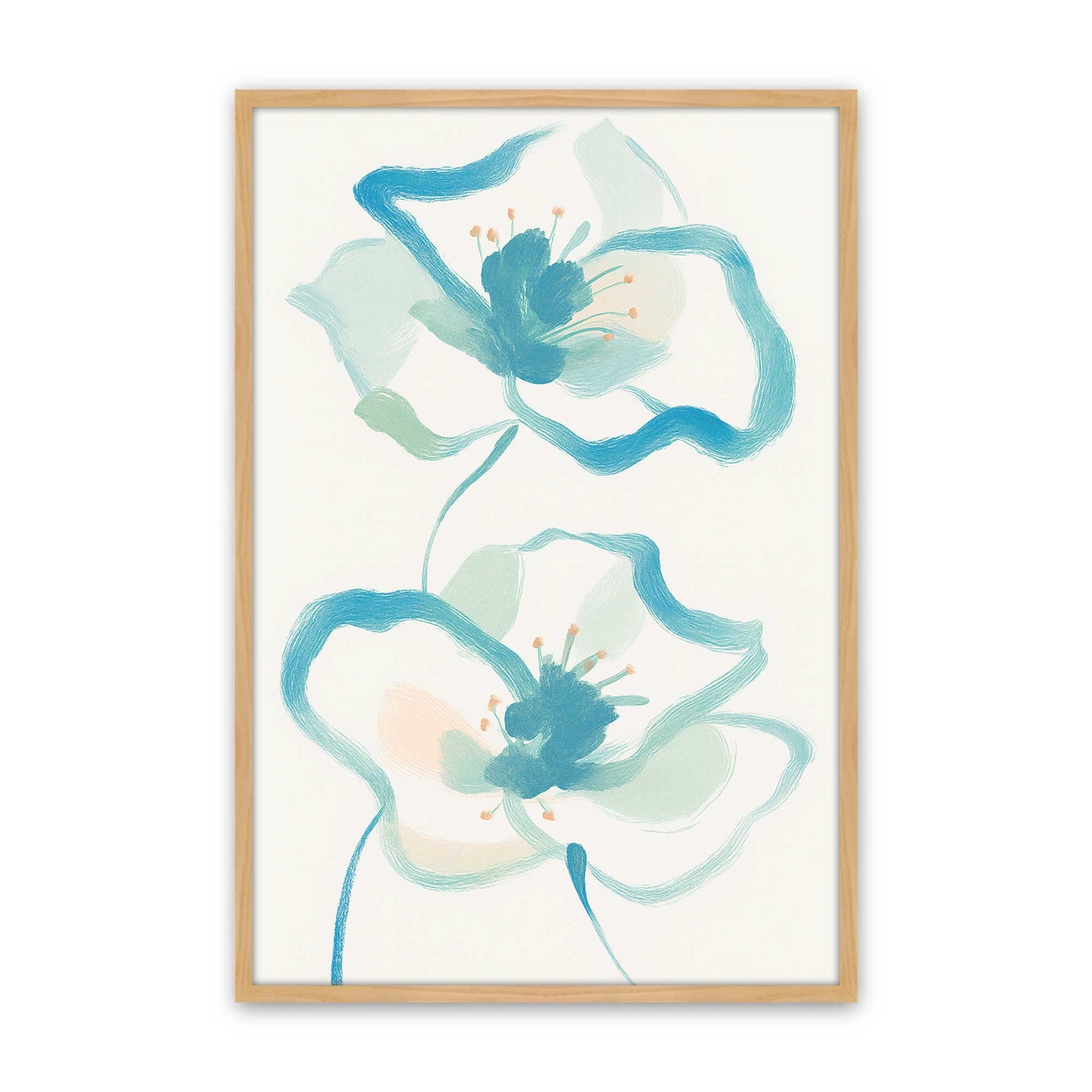 [Color:American Maple], Picture of art in a American Maple frame