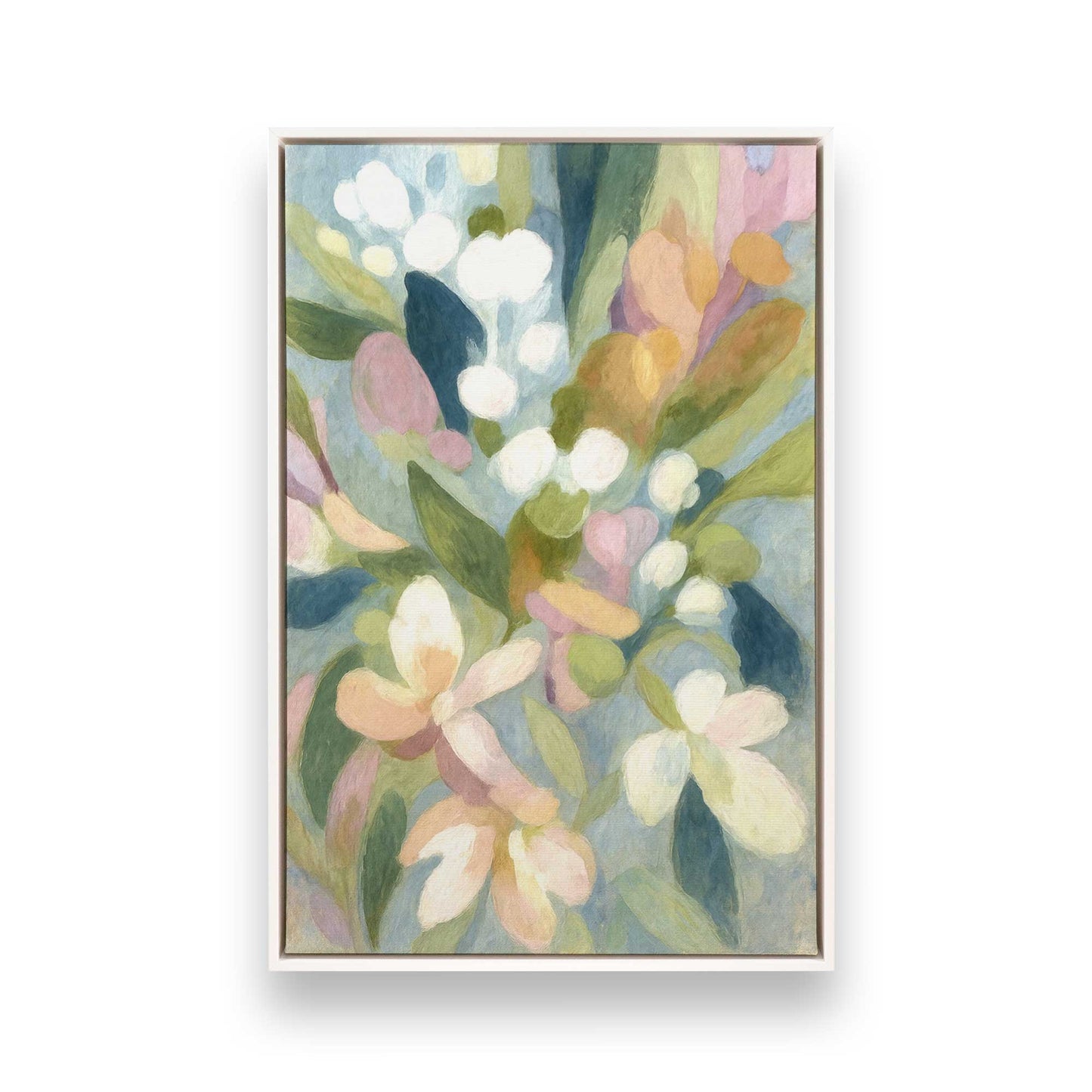 [Color:Opaque White], Picture of art in a White frame