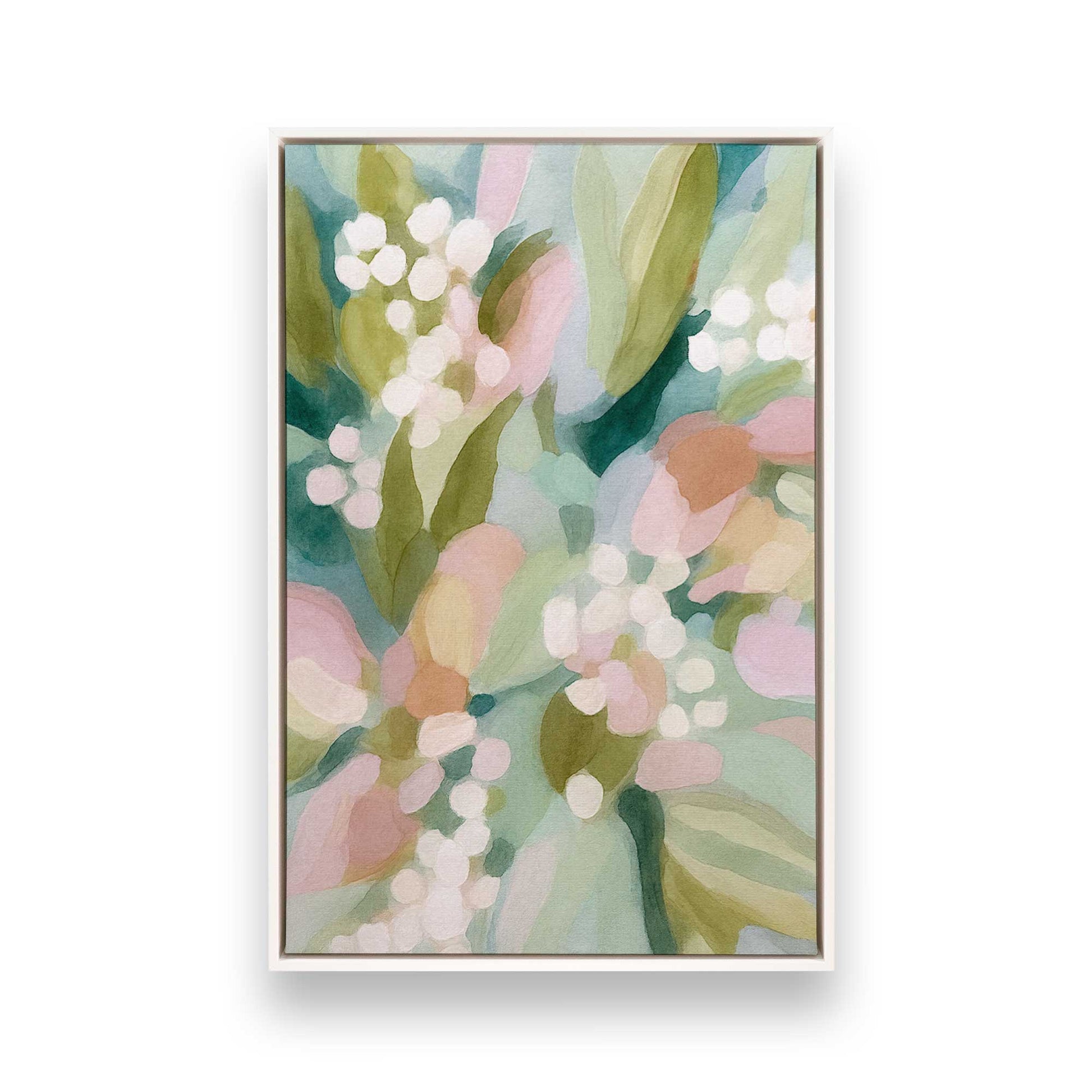 [Color:Opaque White], Picture of art in a White frame