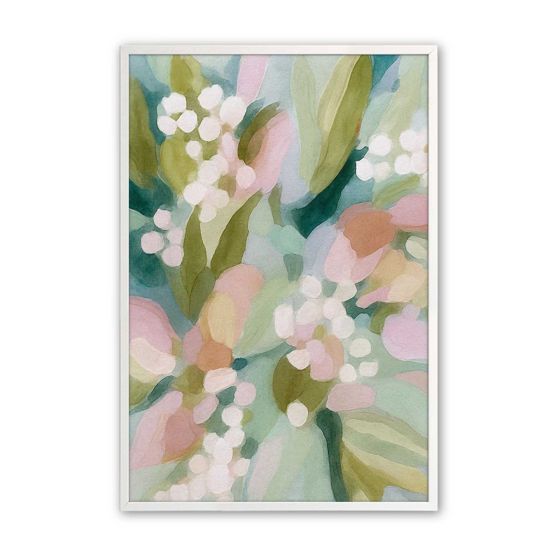 [Color:Opaque White], Picture of art in a Opaque White frame