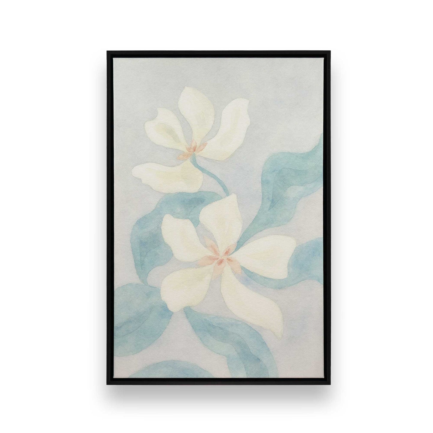 [Color:Satin Black], Picture of art in a Satin Black frame