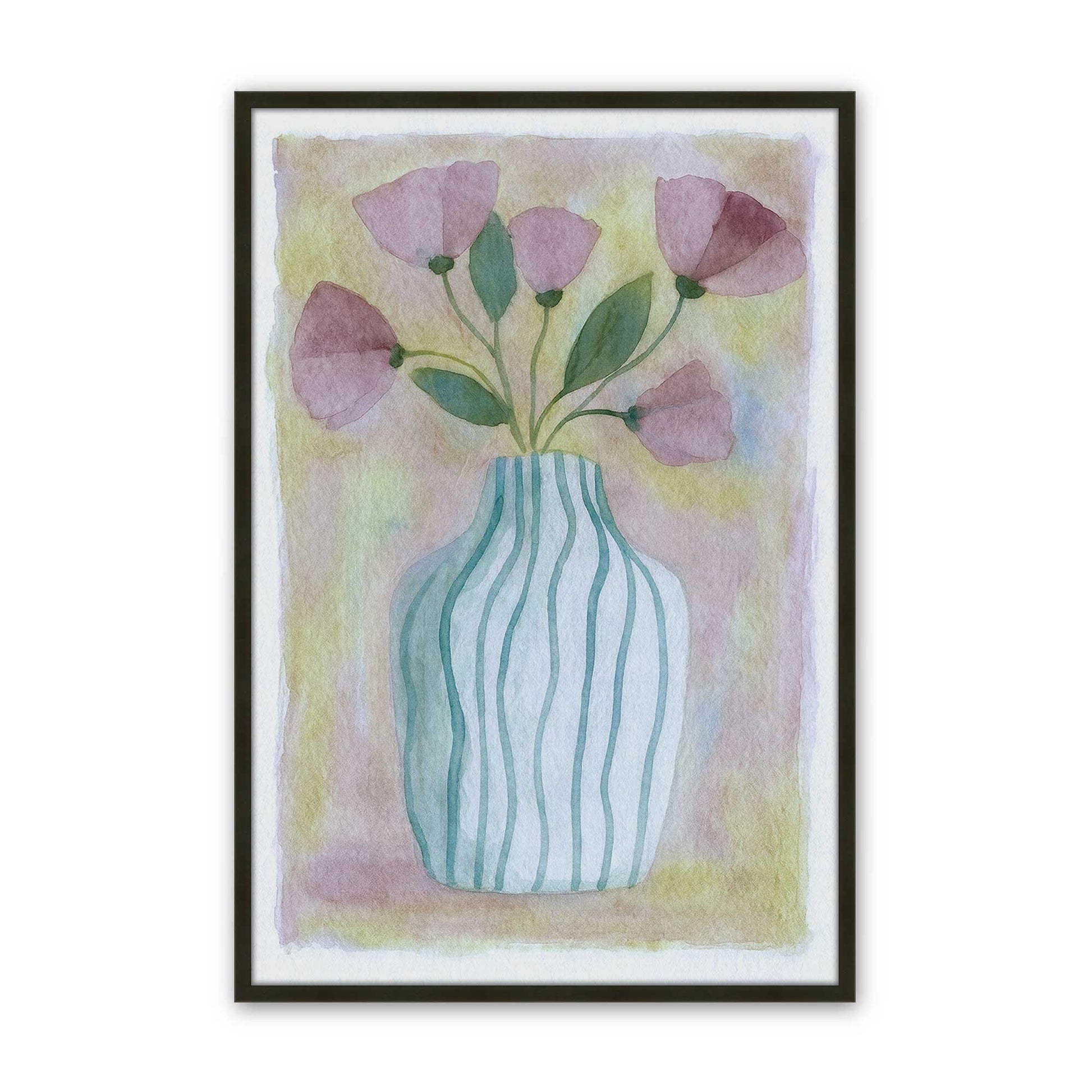 [Color:Satin Black], Picture of art in a Satin Black frame