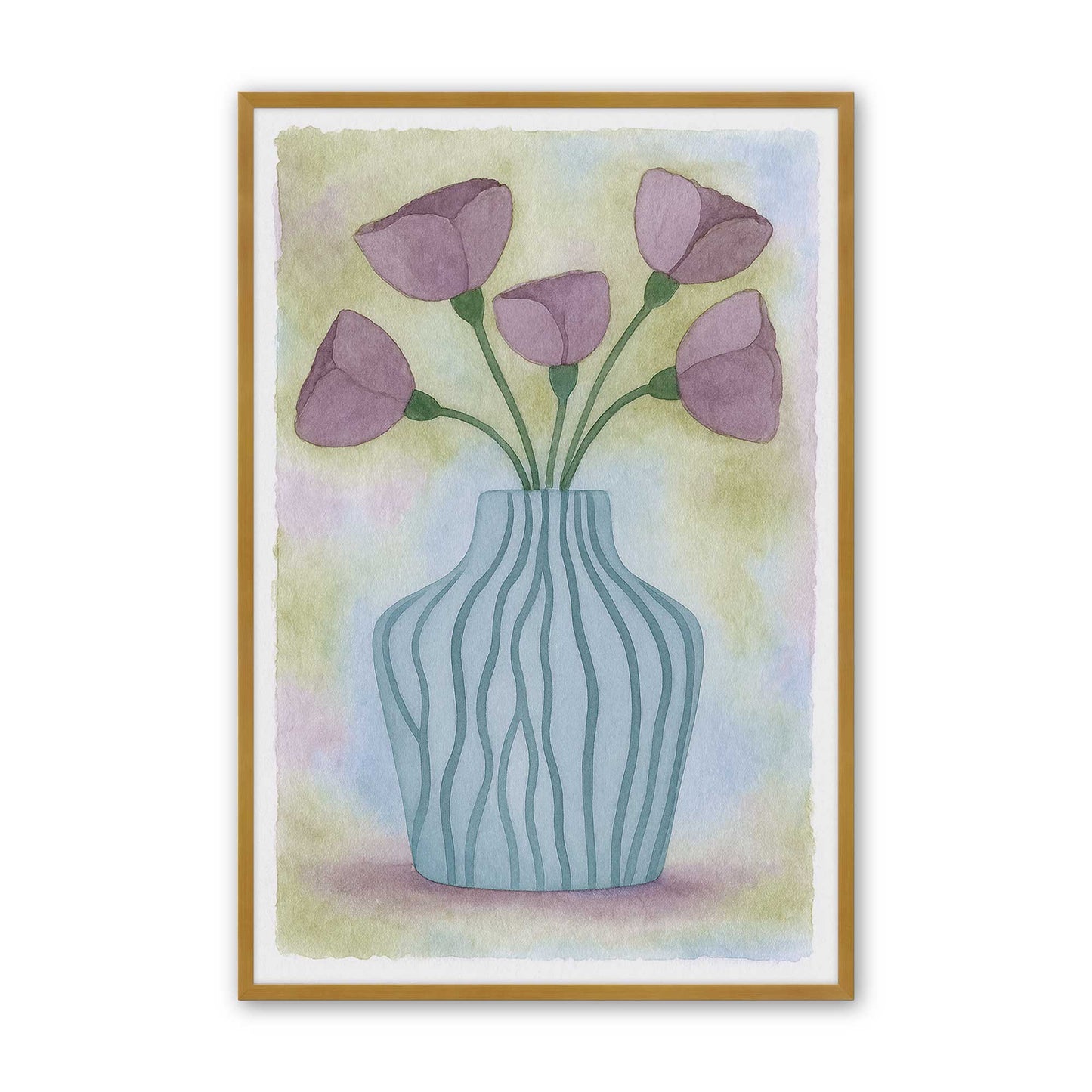 [Color:Polished Gold], Picture of art in a Polished Gold frame