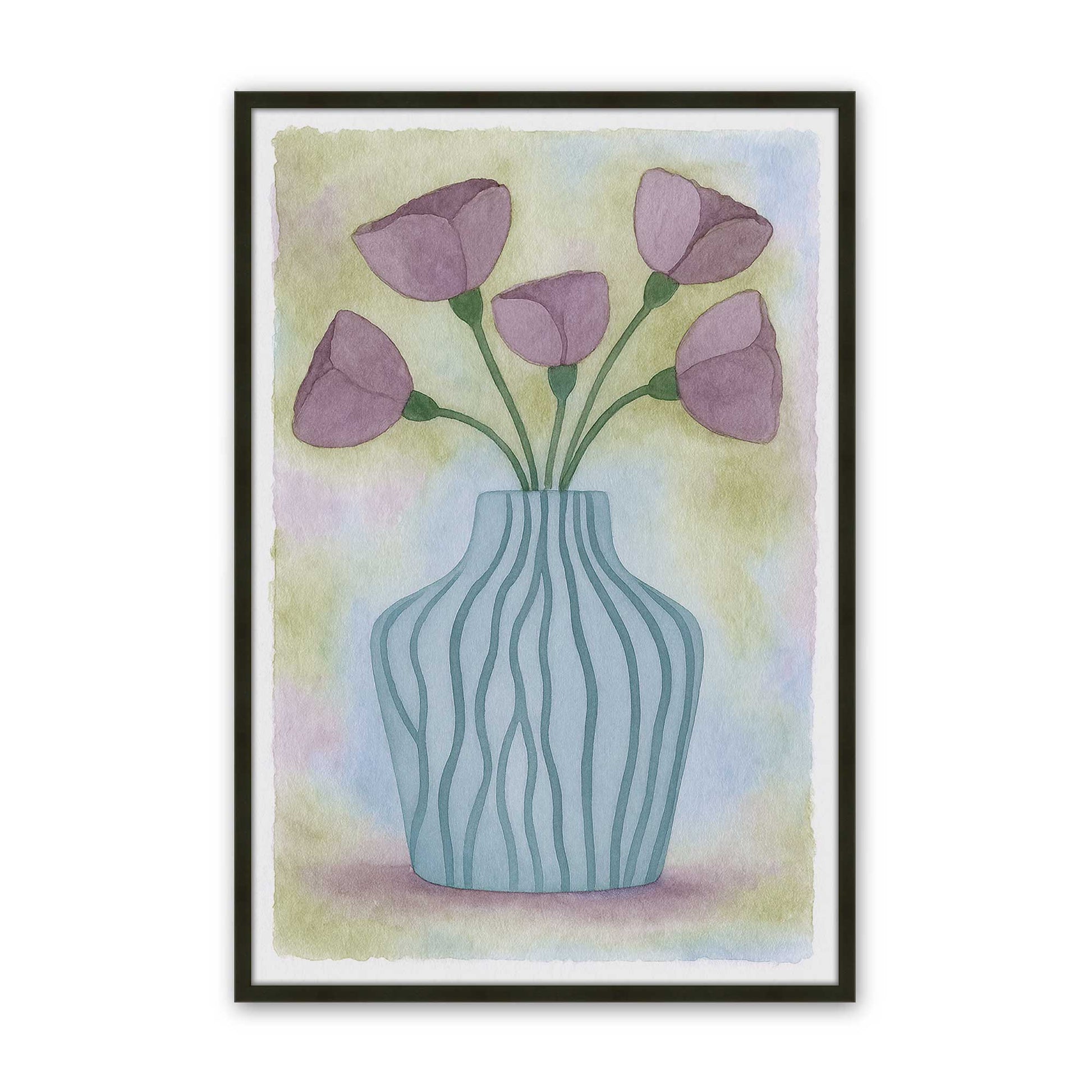 [Color:Satin Black], Picture of art in a Satin Black frame