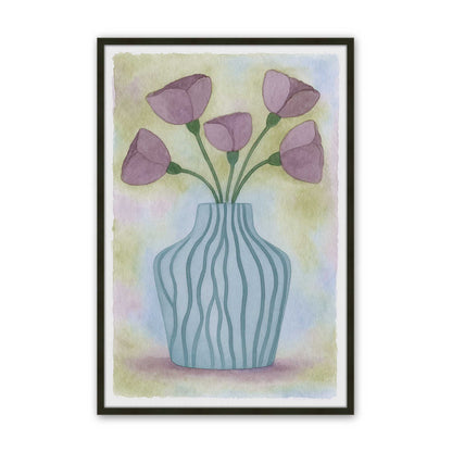 [Color:Satin Black], Picture of art in a Satin Black frame
